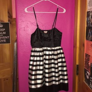 Black & White Striped Dress